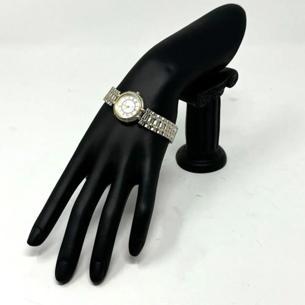 Vintage Orient Chandor 22K Electroplated‎ Quartz Analog Dress Watch New Battery